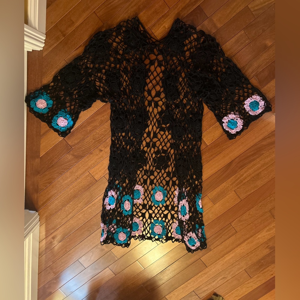 crocheted jacket from DEE DEE collection medium or large size